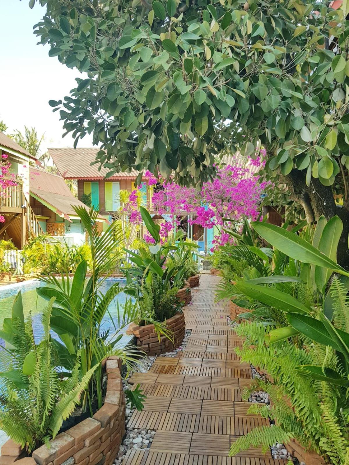 Bleu Verde, The Secret Garden - Turtle Point Beach Гілі-Траванган Екстер'єр фото